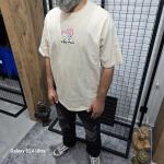 Bej (Kaws) Baskılı T-Shirt