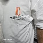 Beyaz İki İplik Baskılı T-Shirt KRN-2443