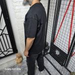 Siyah Kartal Baskılı T-Shirt