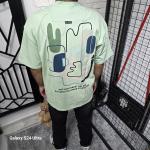 Açık Yeşil İki İplik T-Shirt