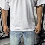 Beyaz (Bed Additubes) Yazı Baskılı T-Shirt