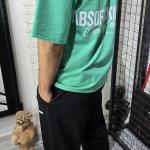 Yeşil (Absofuckinlutely) Yazı Baskılı T-Shirt